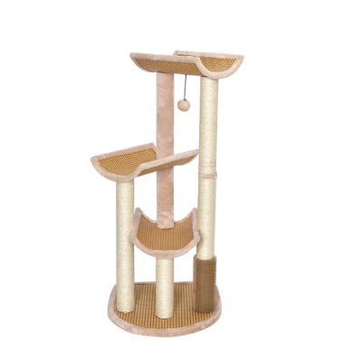 China Viable Sisal Rope Cat Tree Cat Scratcher Post Cat Scratcher Post with Cheap Price for sale