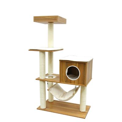 China Tiragraffi Sustainable Gatto Furniture Posts Line Cactus Cat Furniture Cat House Cat Tree for sale