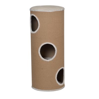 China Barrel Scratch Scratch Game Skin Cat Tower Climbing Scratch Cat Toy Free Sample for sale