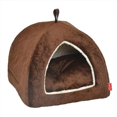 China Customized Viable Diy Cardboard Pet Cat House Picture Guinea Pig Bed for sale