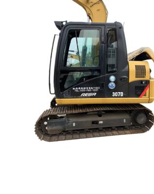 China Used Excavator CAT 307D Crawler Excavator Hydraulic Backhoe CAT 7 Ton 307D Excavator 0.31mÂ ³ for sale