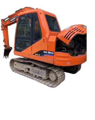 China Used Doosan 80G Hydraulic Backhoe Crawler Excavator 0.32 for sale