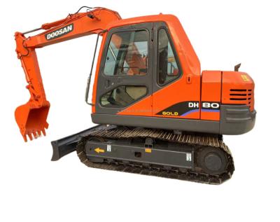 China Korea Doosan DH80G Used Excavator 0.35mÂ ³ for sale