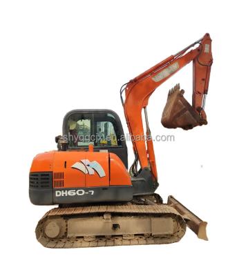 China Korea Doosan DH60-7 Used Excavator 0.11mÂ ³ for sale