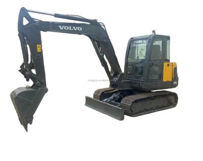 China Hydraulic Backhoe Used Volvo EC60 Construction Works 5/6/7 Ton Second Hand Volvo Excavator 0.23mÂ ³ for sale