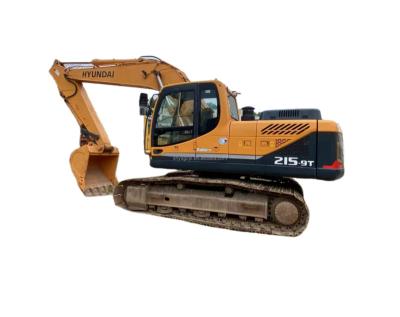 China Used HYUNDAI215-9T/225-9T Backhoe Crawler 21t Hydraulic Excavator 0.75mÂ ³ for sale