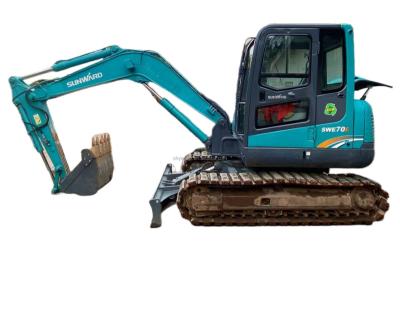 China SUNWARD, a famous excavator manufacturer in China. SWE60E/70E/90E Used Backhoe 6tons/7tons Hydraulic Excavator 0.35m; ³ for sale