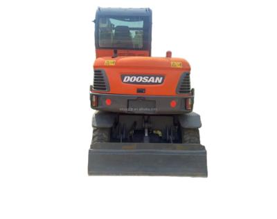 China second hand excavators tool 6 ton wheeled digger Volvo Doosan60 used excavator 0.22m™ ³ for sale