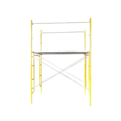 China Euro Mason Scaffold Scaffolding Frame System Chinese Loader Steel License Plate Aluminum With Wheels Construction for sale