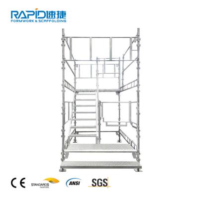 China Traditional Full Metal Haky Scaffolding Hot Dip Galvanized Haki Scaffolding For Sale for sale