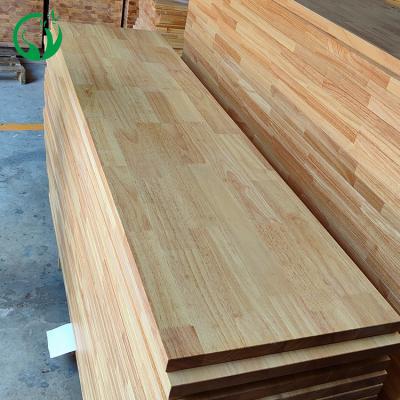 China thairubberwood waterproof finger board 28MM common primer desk/workbench/wooden worktops processing customized products for sale