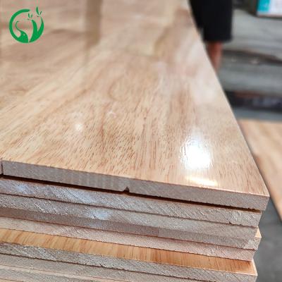 China Factory direct 15mm finger rubberwood panel wood grain rubber dining table modern direct joint marble wardrobes for sale