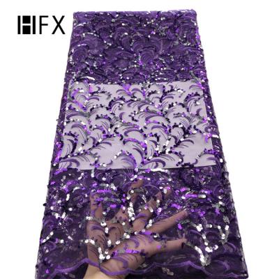 China 2019 Viable Wholesale Sequin Embroidery Lace Fabric French Lace Fabric for sale