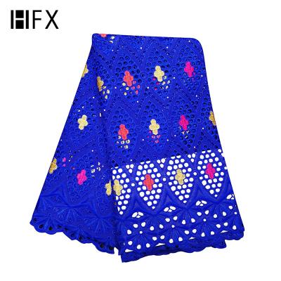 China Newest Sustainable High Quality HFX Cotton Swiss Voile Lace Austria 2019 Swiss Voile Lace Fabric In Switzerland for sale