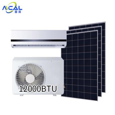 China 12000 Btu Solar Air Conditioner Household Dc Compressor Hybrid AC for sale