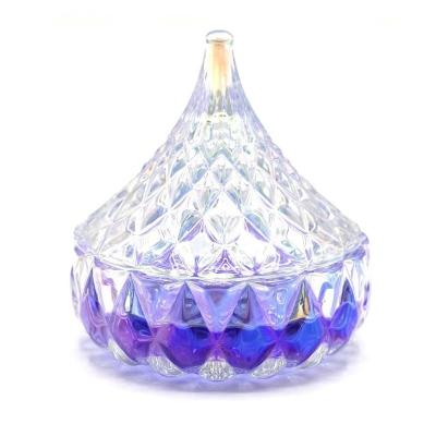 China 16 Styles Beauty Tops Colorful Glass Nail Dampen Acrylic Crystal Dappen Dish Nail Dampen Liquid Dish for sale