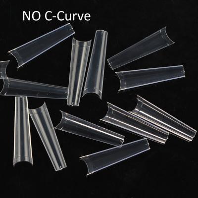 China Easy Use Multiful Nail Art Tools 500 PCS Artificial False Coffin Nail Art Tips Half Cover French XXXL Nail Tips for sale