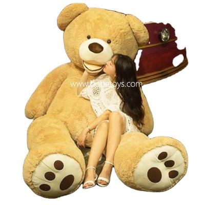 China Cheapest Huge Giant Teddy Bear Skin Plush Toy 260cm Unfulled Cotton for sale