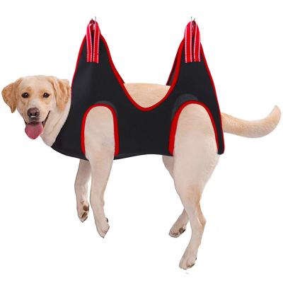 China Removable Cover Comfortable Dog Grooming Hammock For Pet Nail Clip Restraint Bag for sale