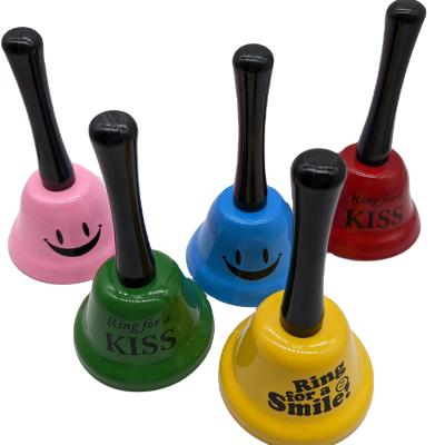 China handle bell restaurant table bell,Pet call bell, Call bell for school for sale