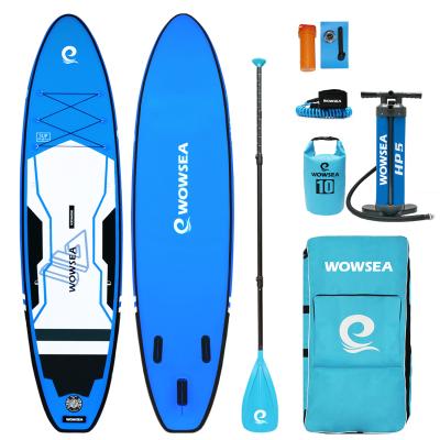 China WOWSEA Trophy T1 Paddle Board, Durable and Stable Inflatable SUP Exploration Relaxing, Fishing and Hunting Paddle Board for sale