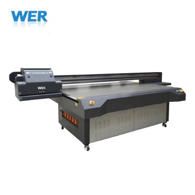 China Advertising company UV flatbed printer format large industrial WER WER-ET2513UV printer for sale