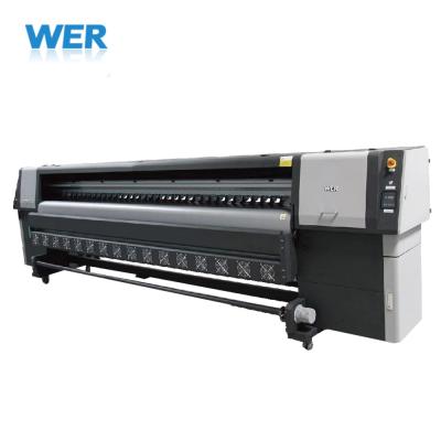 China wer-hotels china 3.2m printer large format printing tarpaulin outdoor solvent printer for sale