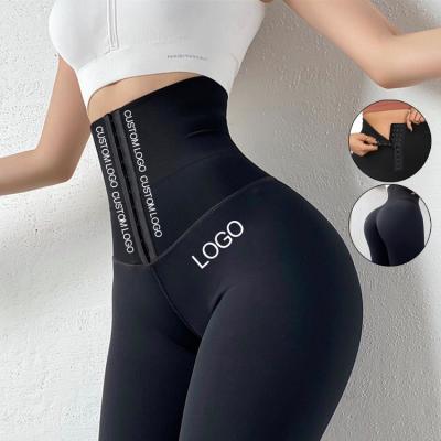 China Antibacterial Butt Lifter Gaiters Fitness Waist Support Body Shapers Butt Lifter Waist Trainer Leggings for sale