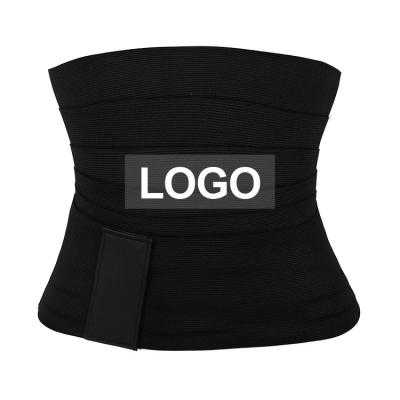 China 2022 Wholesale Women Shapewear Bandage Waist Trimmer Wrap Belt Breathable Nylon Waist Trainer Shaper for sale