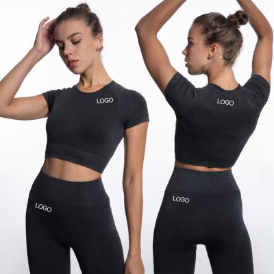 China 2022 Breathable Customized Loose Athletic Ladies Workout Sports Set Wholesale Custom Women Fitness Gym Clothing for sale