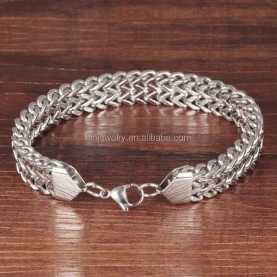 China Latest Stainless Steel Stainless Steel Bracelet Hand Chain For Men Fashion Mens Bracelet 2016 for sale