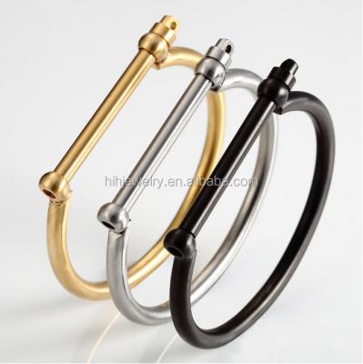 China Bangle 316 L Stainless Steel Screwdriver Bangle Horse Bangle Fashion Cuff Bangle 2018 for sale