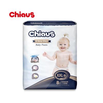 China 2020 Chiaus Good Absorption Baby Diaper Pants Manufacturing Nappies WL005 Baby Pants for sale