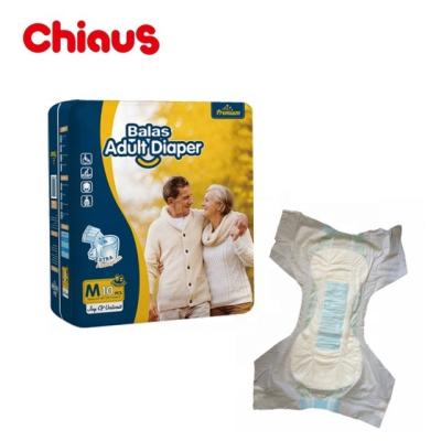 China Chiaus Balas Disposable Incontinence Diaper Adults Diaper Plain Weave Netting for sale