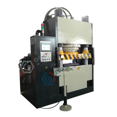 China Machinery Repairs Workshop Paper Cutting Plastic Deburring Wood Production Line Servo Drive 4 Column Jigsaw Puzzle Hydraulic Press Machine for sale