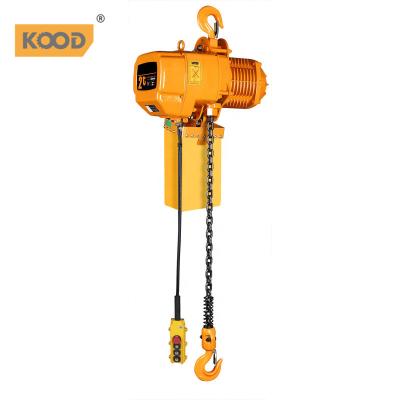 China Hot Selling 2T Hotels Single and Double Speed ​​Crane Electric Chain Hoist Professional Portable Crane Electric Hoist for sale