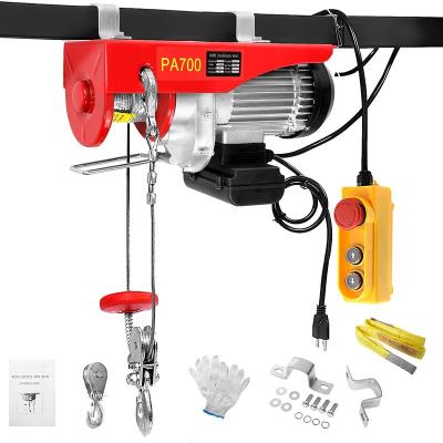 China Goods Mini Electric Wire Rope Hoist Lift Size 12M 30M, Small Portable Mini Lifing Hoist Factory Direct Sales for sale