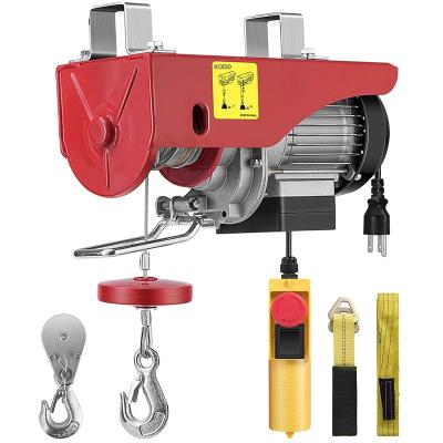 China Mini Industrial Goods Platform Chain Electric Wire Rope Lifting Crane, Mini Electric Hoist for sale