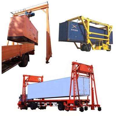 China Bridge Crane Workshop mobile electric lift travel mini Portable Gantry Crane, hoist gantry crane with wheels for sale