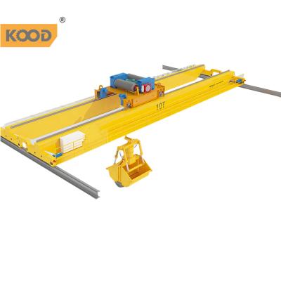 China Bridge Crane Best Price Double Girder Electric Traveling Overhead Bridge Crane, Double Bridge Crane For Sale for sale