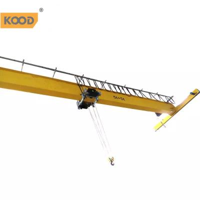 China Bridge Crane 7.5 Ton Single /double Girder Aerial Bridge Crane Electric Hoist With Remote Control for sale