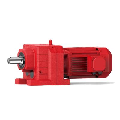 China Helical Reducer R Series Hotels Helical Speed ​​Reducer AC Transmission Gear Motor Electric Gearbox for sale