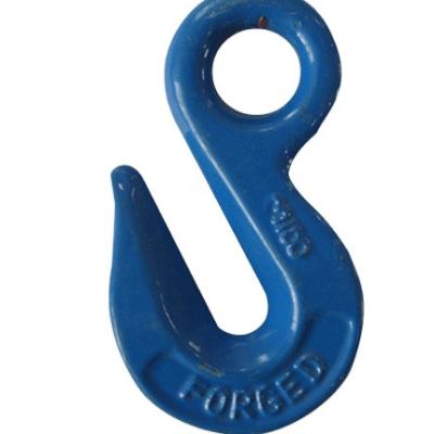 China Heavy Industry Steel Swivel Eye Snap Hook Forged Hook For Lifting Hook for sale