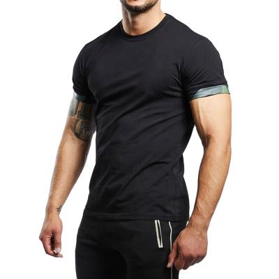 China New Summer Anti-Wrinkle Performance Cotton Breathable Men's Casual Gym T-Shirt for sale