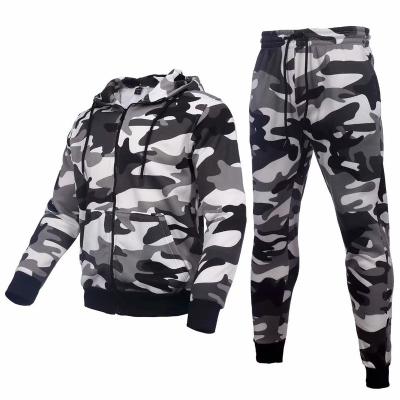 China 2022 New Men's Breathable Custom Active Zipper Full Warm Tracksuit 2 Piece Sports Sets Jogging Sweatsuit Casual Training Wear for sale