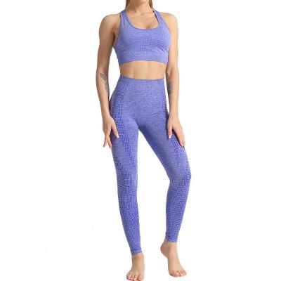 China Breathable Four Way Anti Bacterial Running Fitness Stretch Eco Friendly Lightweight Recycled Yoga Sets for sale