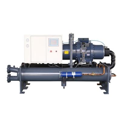 China Chiller Manufacturer Good Price Screw Industrial Water Cooled Chiller 45Ton 50Ton for sale