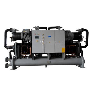 China -5/-15/-25/-35C R404a Screw Compressor Water To Water Cooling System for Water Tanks for sale