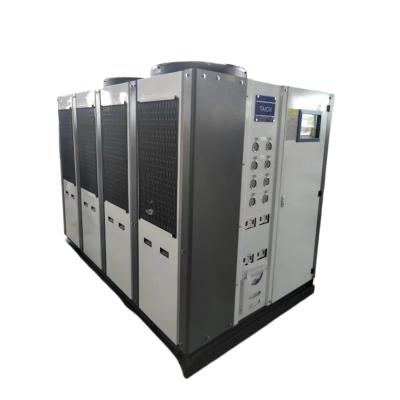 China Extrusion Molding 165 Kw 10 C Air Cooled Screw Water Chiller 50 Ton for sale