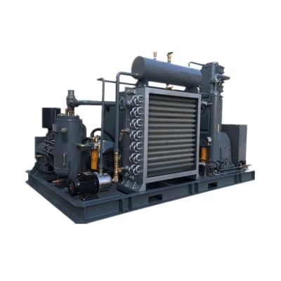 China 30 Bar 40 Bar High Pressure Screw Air Compressor With Booster For PET Bottle Blowing Mahine for sale